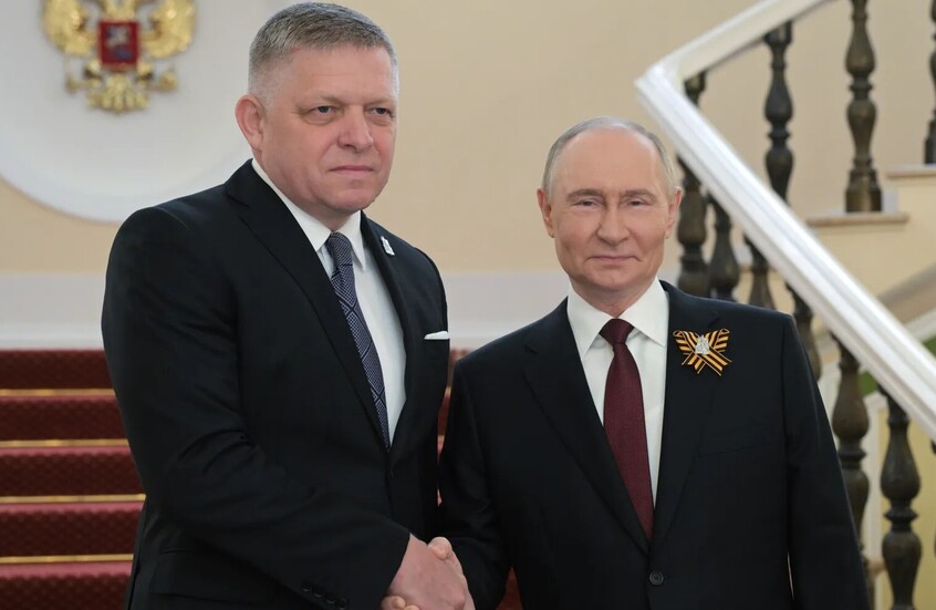 "رغم محاولات العرقلة".. بوتين يستقبل رئيس الوزراء السلوفاكي في الكرملين على هامش احتفالات النصر