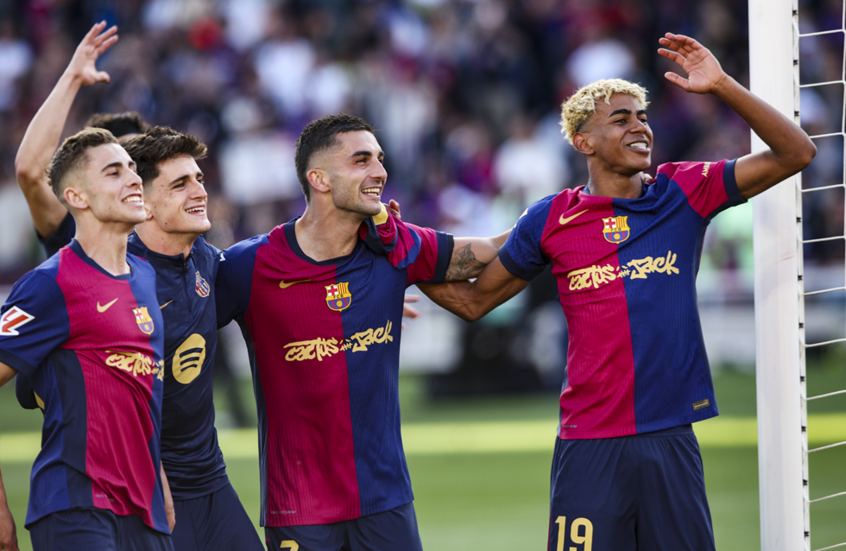 كم نقطة يحتاجها برشلونة لتتويجه رسميا في الدوري الإسباني؟