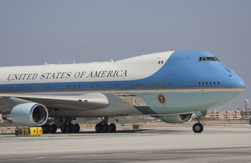 الطائرة التي تعتزم قطر إهداءها لترامب موجودة في الولايات المتحدة