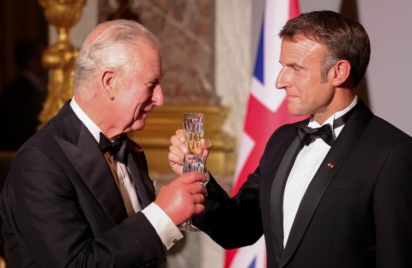 الملك تشارلز يستضيف ماكرون في زيارة دولة