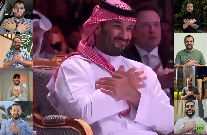 يد الامتنان.. حركة محمد بن سلمان تتحول إلى أيقونة سورية (صور+ فيديو)