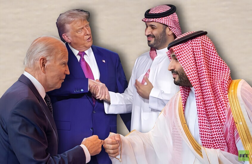 ترامب يسخر من زيارة بايدن للسعودية: أعطيناهم الحب لا القبضة! (فيديو)