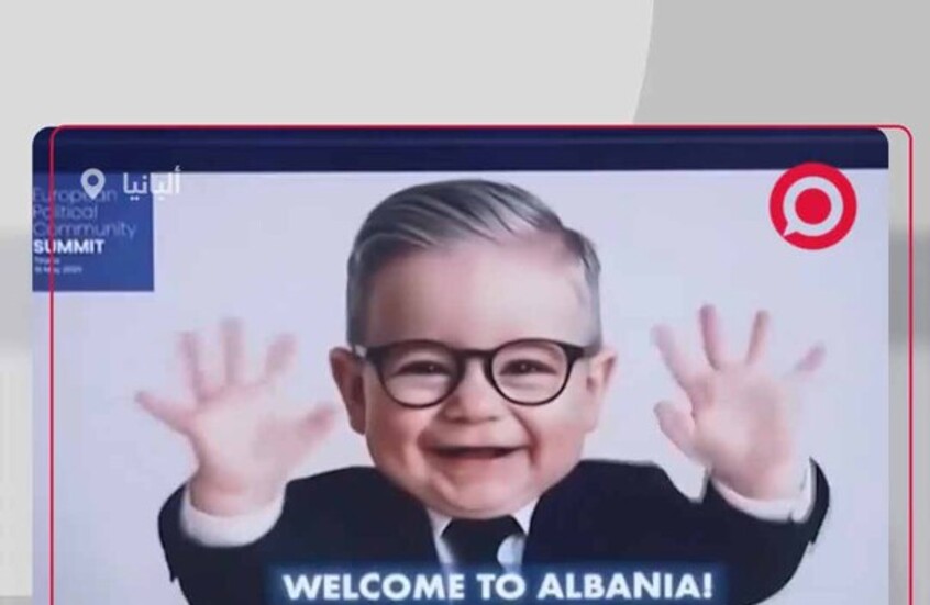 قادة أوروبيون يظهرون كأطفال رضع في اجتماع سياسي رسمي للاتحاد الأوروبي في ألبانيا!