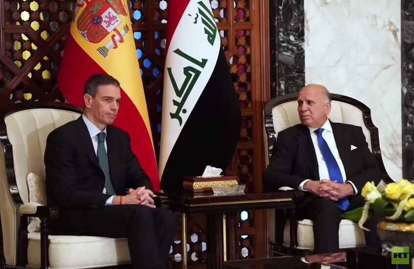 رئيس الوزراء الإسباني يصل إلى بغداد