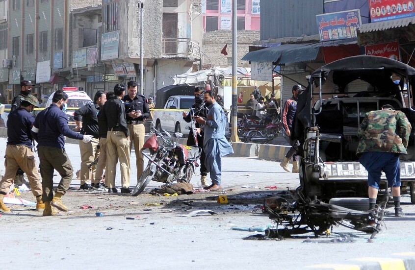 مقتل 4 أشخاص وإصابة 20 آخرين بانفجار في جنوب غرب باكستان