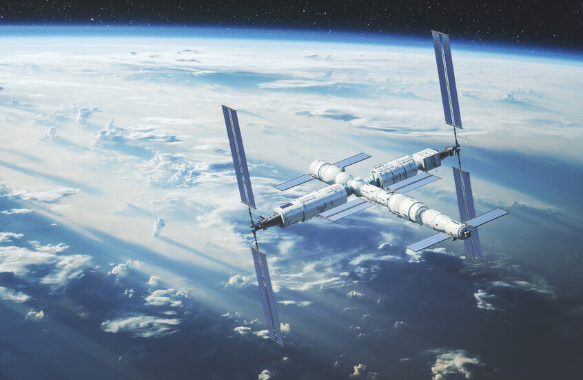 علماء يكتشفون ميكروبا غير معروف في محطة الفضاء الصينية