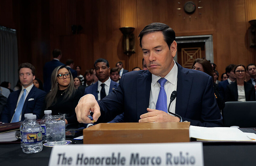 روبيو يستشهد بسوريا خلال جلسة طلب ميزانية وزارة الخارجية الأمريكية 2026