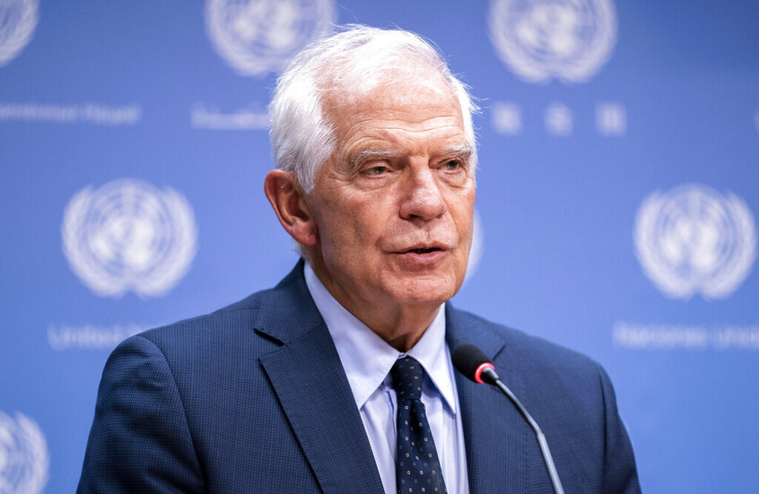 بوريل يتهم حكومة نتنياهو بنية الإبادة الجماعية