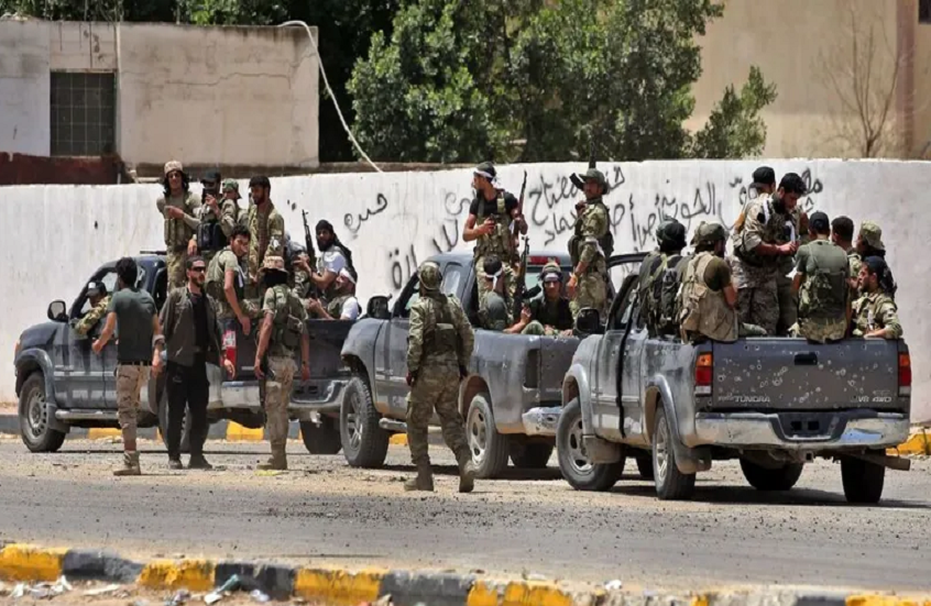 مصر تدعو لحل الميليشيات في ليبيا وخروج جميع المرتزقة