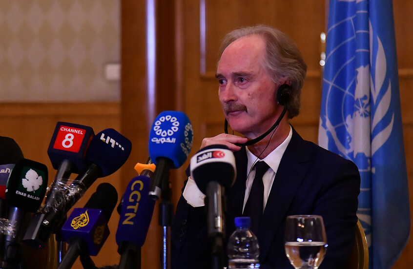 بيدرسون بحث مع الشيباني أمن واستقرار سوريا والعدالة الانتقالية