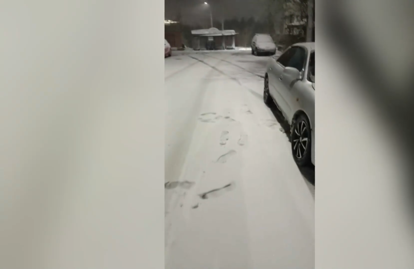 الشتاء يعود إلى وسط روسيا في نهاية الربيع