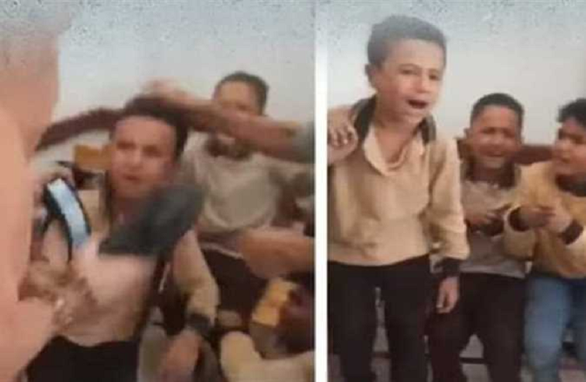 مصر.. فيديو لمديرة مدرسة تنهال على تلاميذها ضربا بالحذاء