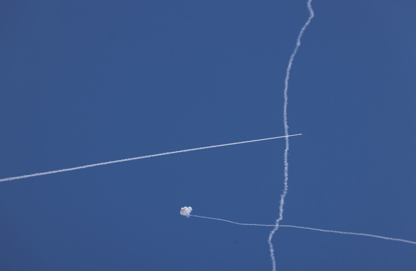 الجيش الإسرائيلي يعلن اعتراض صاروخ أطلق من غزة