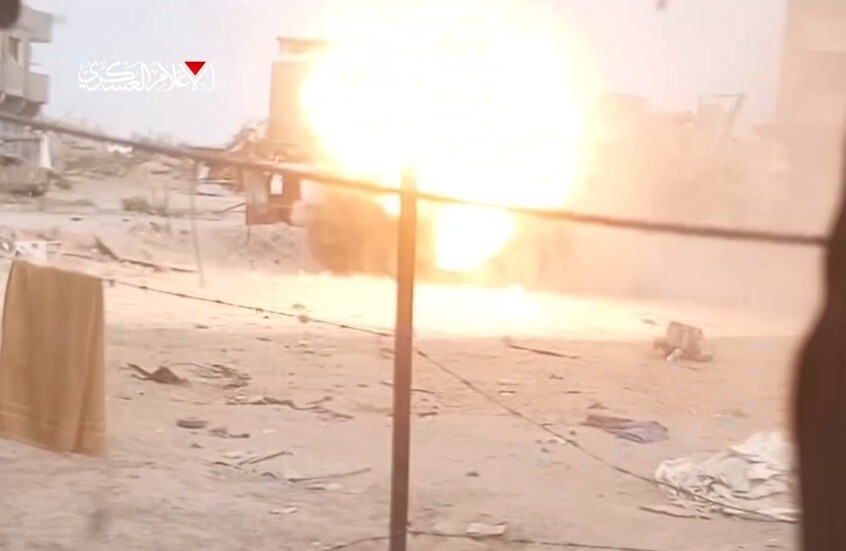 "القسام" تبث مشاهد من استهداف القوات الإسرائيلية في بيت لاهيا ضمن سلسلة عمليات "حجارة داود"