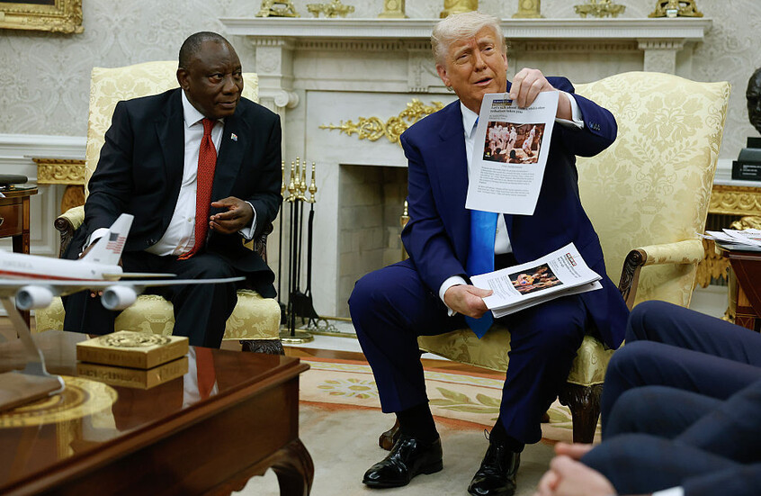 "فايننشال تايمز": لقاء رامافوزا وترامب أضر بصورة جنوب إفريقيا