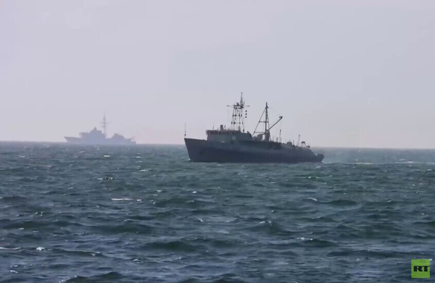 القوات البحرية الروسية تنفذ تدريبات في بحر البلطيق