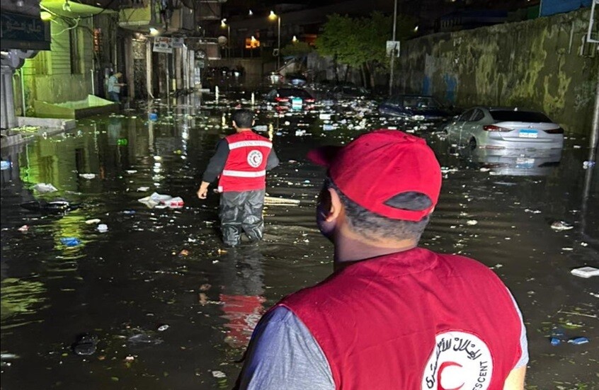 بعد عاصفة الإسكندرية.. تعليمات غير مسبوقة من الهلال الأحمر