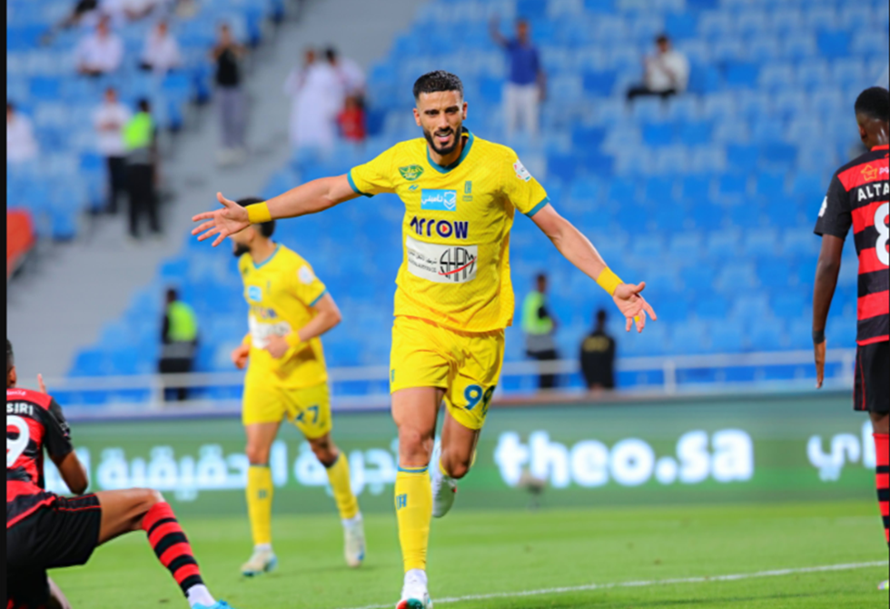 "هاتريك" النجم السوري السومة يقود العروبة لفوز مثير على الرياض في الدوري السعودي