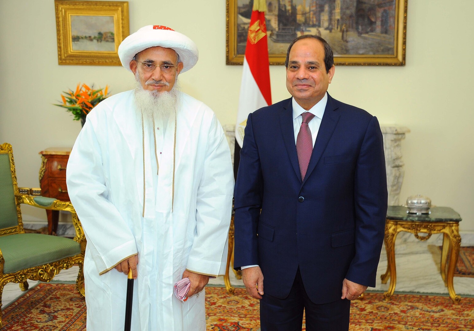 السيسي يشيد بجهود طائفة البهرة في ترميم مقامات آل البيت في مصر