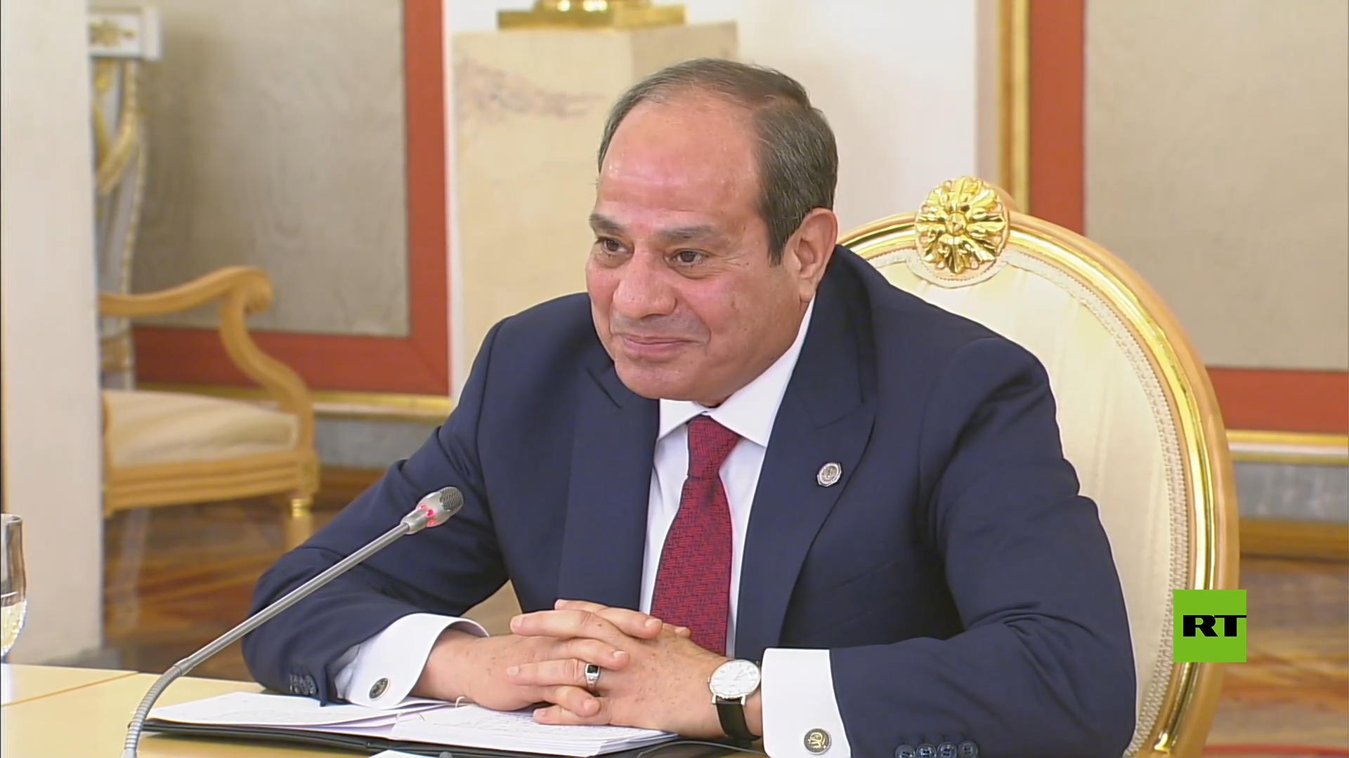 بوتين يشكر السيسي بالعربية