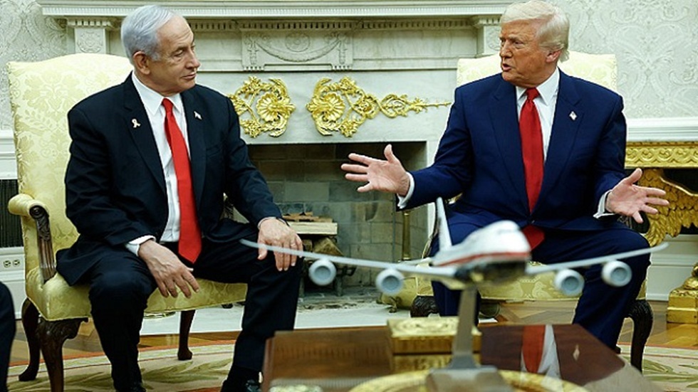 نتنياهو يناقش مع ترامب الوضع في غزة والشأن الإيراني