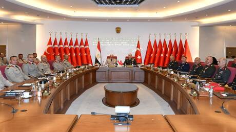 حوار عسكري مصري تركي رفيع المستوى في أنقرة