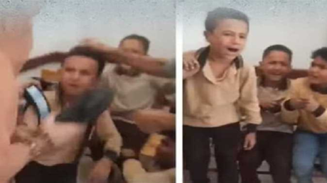 مصر.. فيديو لمديرة مدرسة تنهال على تلاميذها ضربا بالحذاء