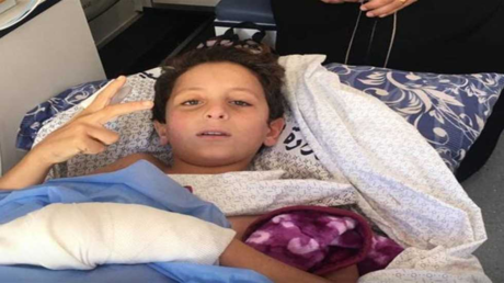 طفل فلسطيني يحكي تفاصيل رحلة علاجه القاسية في مصر (فيديو)