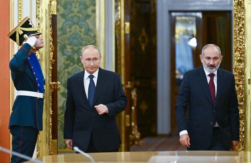 بوتين يهنئ باشينيان بمناسبة عيد ميلاده