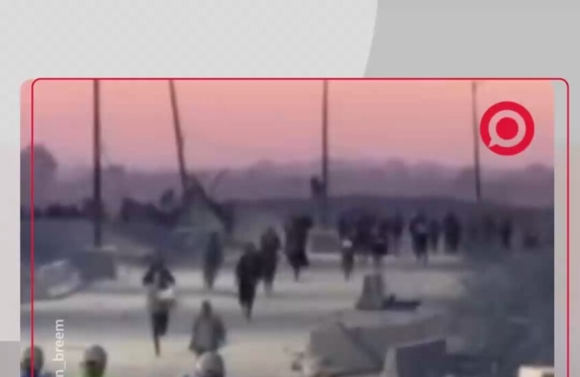 لحظة توزيع للمساعدات وصفت بالـ