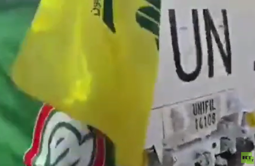 بالفيديو.. إشكال بين الأهالي وقوة من اليونيفيل جنوب لبنان