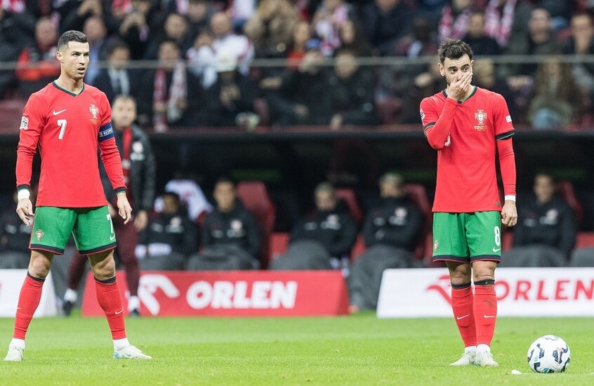 برونو فيرنانديز يرد بقوة على صحفي أرجنتيني حول دور رونالدو في منتخب البرتغال