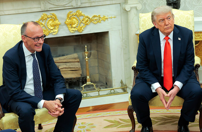 المستشار الألماني يكشف وثيقة عن جد ترامب