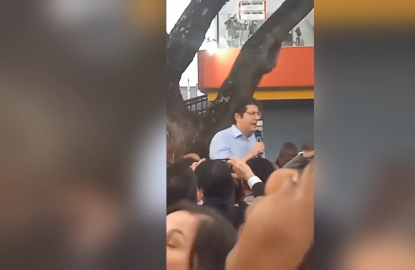 لحظة إطلاق النار على المرشح الرئاسي الكولومبي