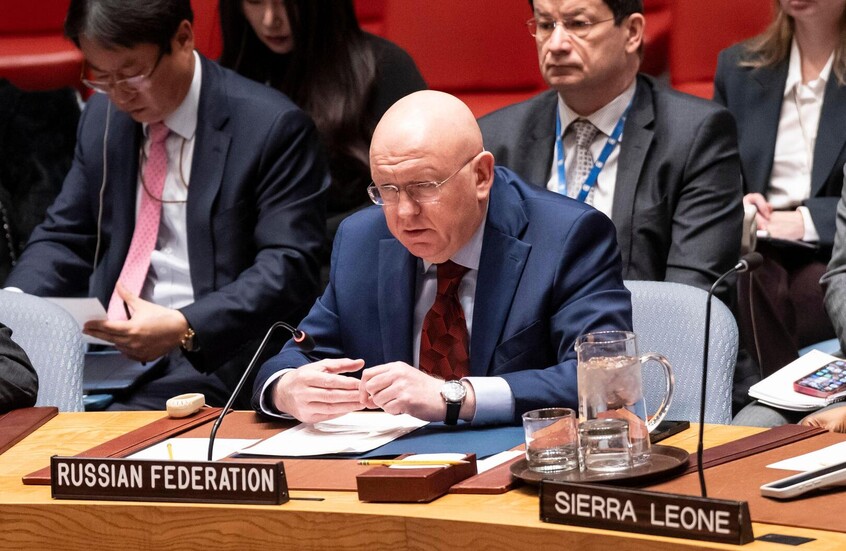 نيبينزيا: روسيا تدعم سيادة العراق وتعارض أي تدخل خارجي في شؤونه