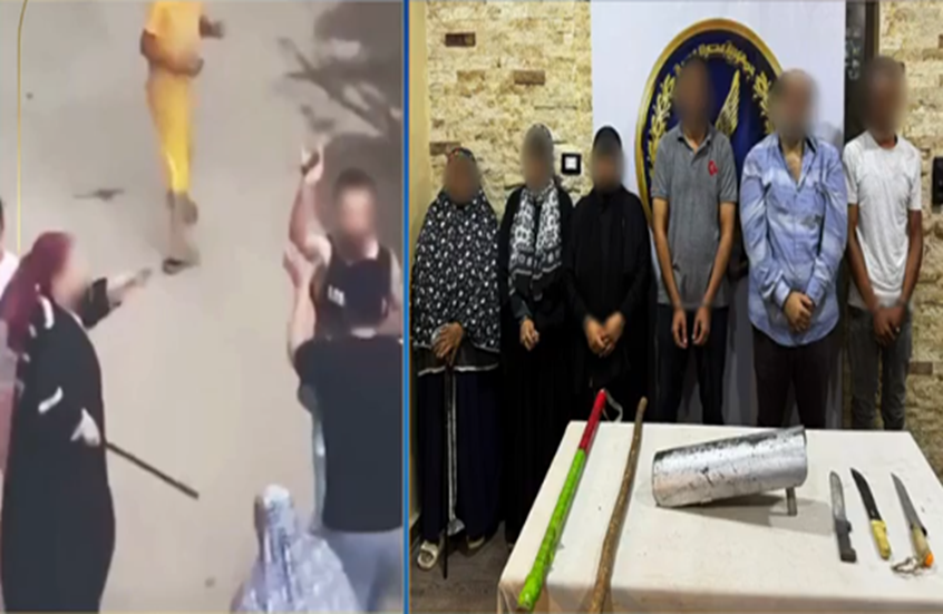 مصر.. القبض على رجال ونساء بعد مشاجرة بالسكاكين والعصي (فيديو)