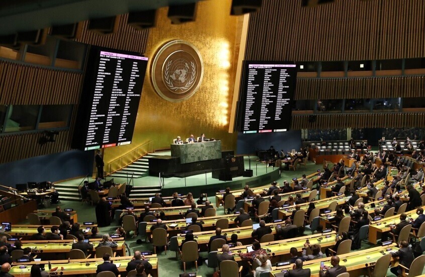 الجمعية العامة للأمم المتحدة تقر مشروع قرار إسبانيا بشأن غزة
