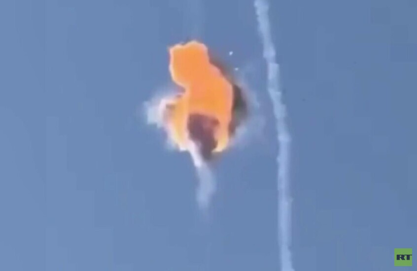 مواقع إيرانية تتداول فيديو  لـ  "إسقاط مقاتلة من طراز "F-35"