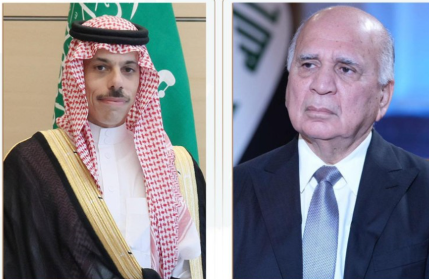 وزيرا خارجية السعودية والعراق يبحثان تداعيات الهجمات العسكرية الإسرائيلية على إيران
