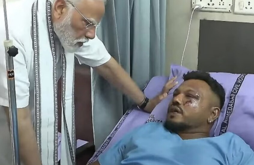 "معجزة حقيقية".. الناجي الوحيد من كارثة الطائرة الهندية يروي تفاصيل هروبه المذهل قبل انفجارها