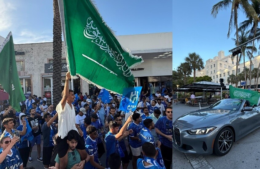 الهلال يحول ميامي إلى "الرياض" قبل مواجهة ريال مدريد (فيديو)
