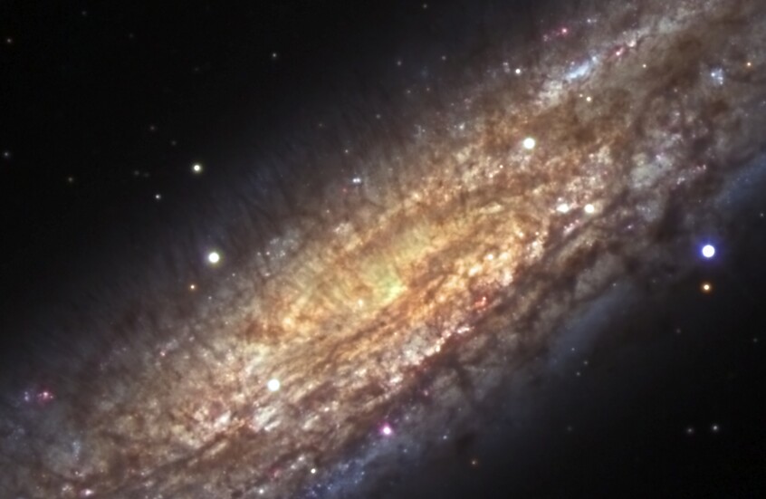 التقاط أدق صورة لمجرة 