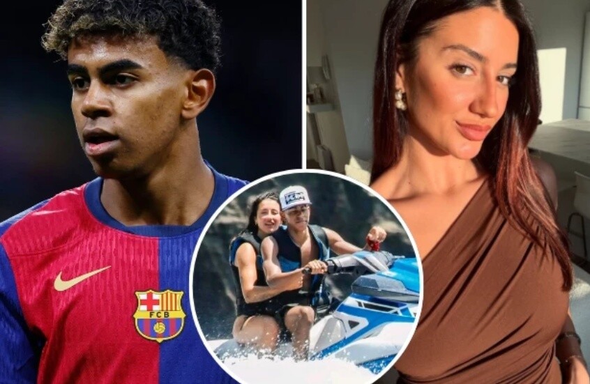 بعد تسريب صوره مع "مؤثرة ثلاثينية".. لامين جمال يخرج عن صمته