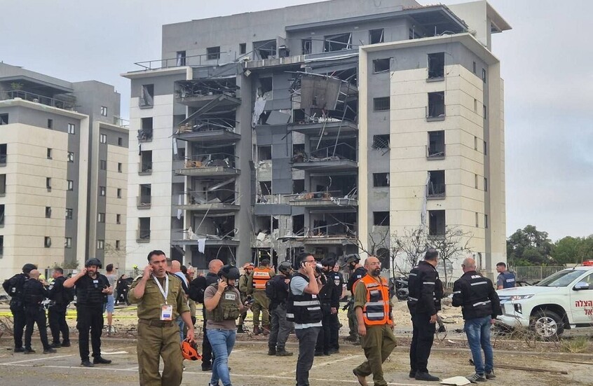 إسرائيل تعلن عن حصيلة جديدة للإصابات في سقوط صاروخ إيراني في بئر السبع