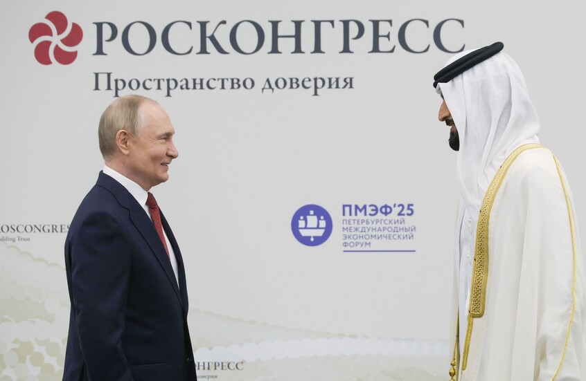 بوتين في لقاء مع الأمير ناصر بن حمد بن عيسى آل خليفة: التبادل التجاري الروسي البحريني ارتفع 15%