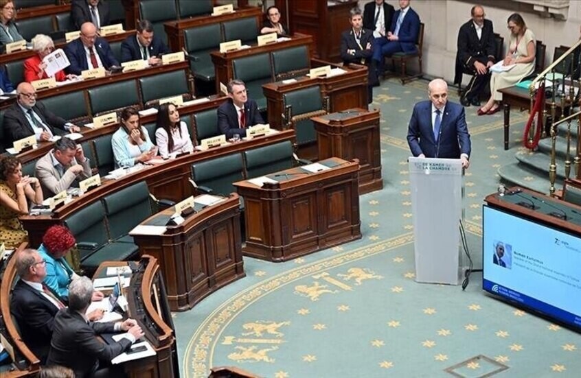رئيس البرلمان التركي يهاجم "معايير "الناتو" المزدوجة" تجاه فلسطين