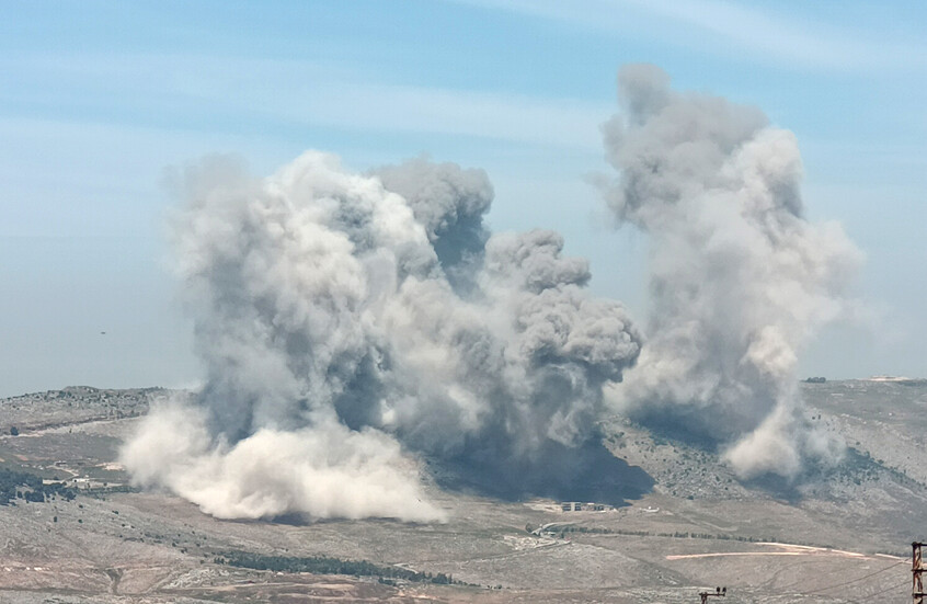 الجيش الإسرائيلي يستهدف عددا من البلدات في جنوب لبنان ويصدر بيانا (فيديوهات)