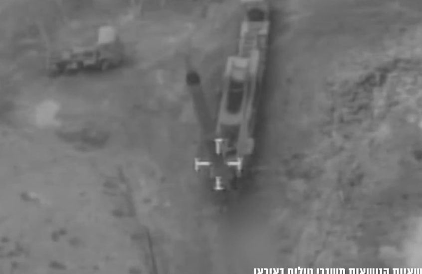 الجيش الإسرائيلي ينشر مشاهد لغارات على مواقع إيرانية صباح اليوم