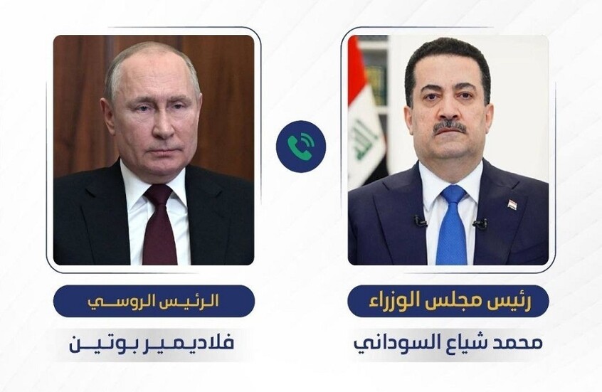 بوتين يبحث مع السوداني الضربات الأمريكية الإسرائيلية لإيران