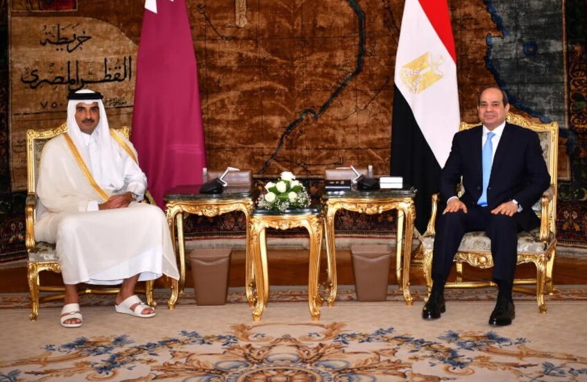 السيسي يوجه رسالة لقطر بعد ضربها بالصواريخ الإيرانية